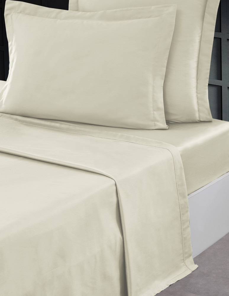 Parure drap plat + 2 taies 50x70 cm...