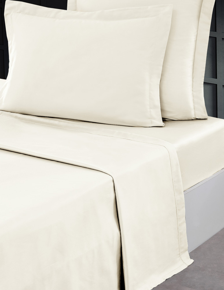 Parure drap plat + 2 taies 50x70 cm...