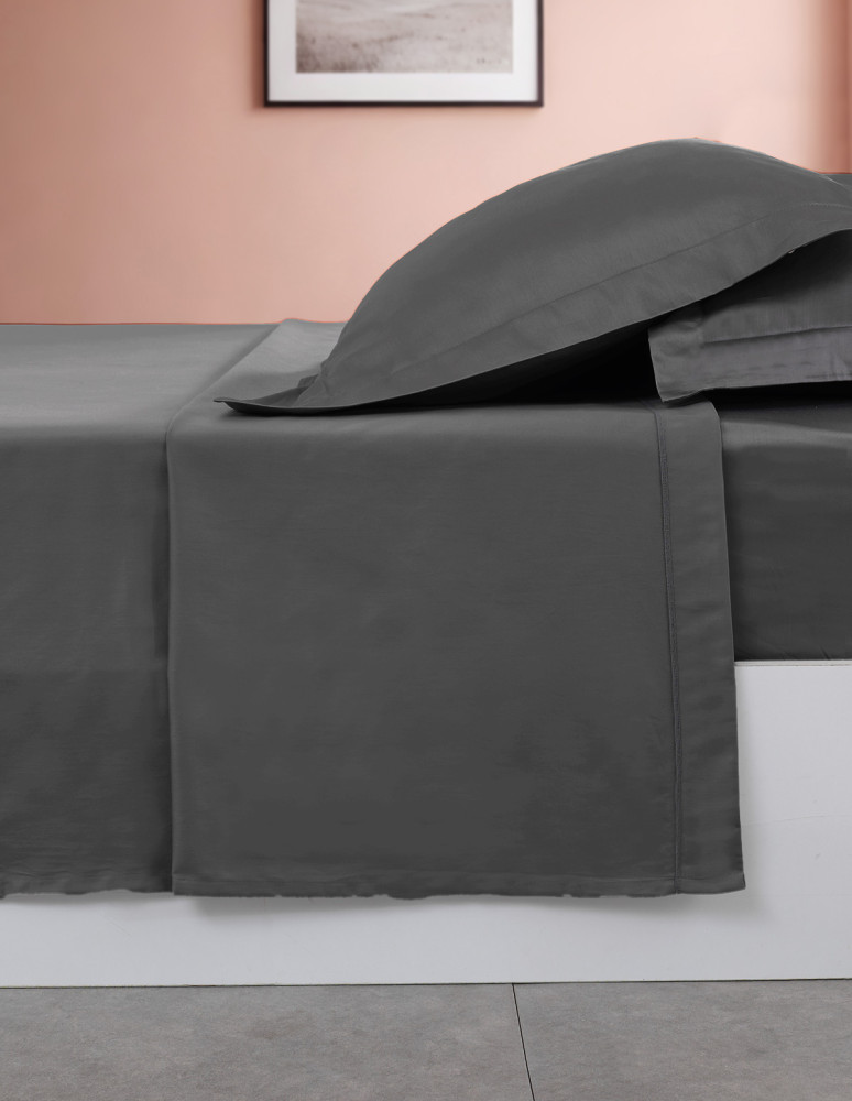 Drap plat en percale de coton SOFT...