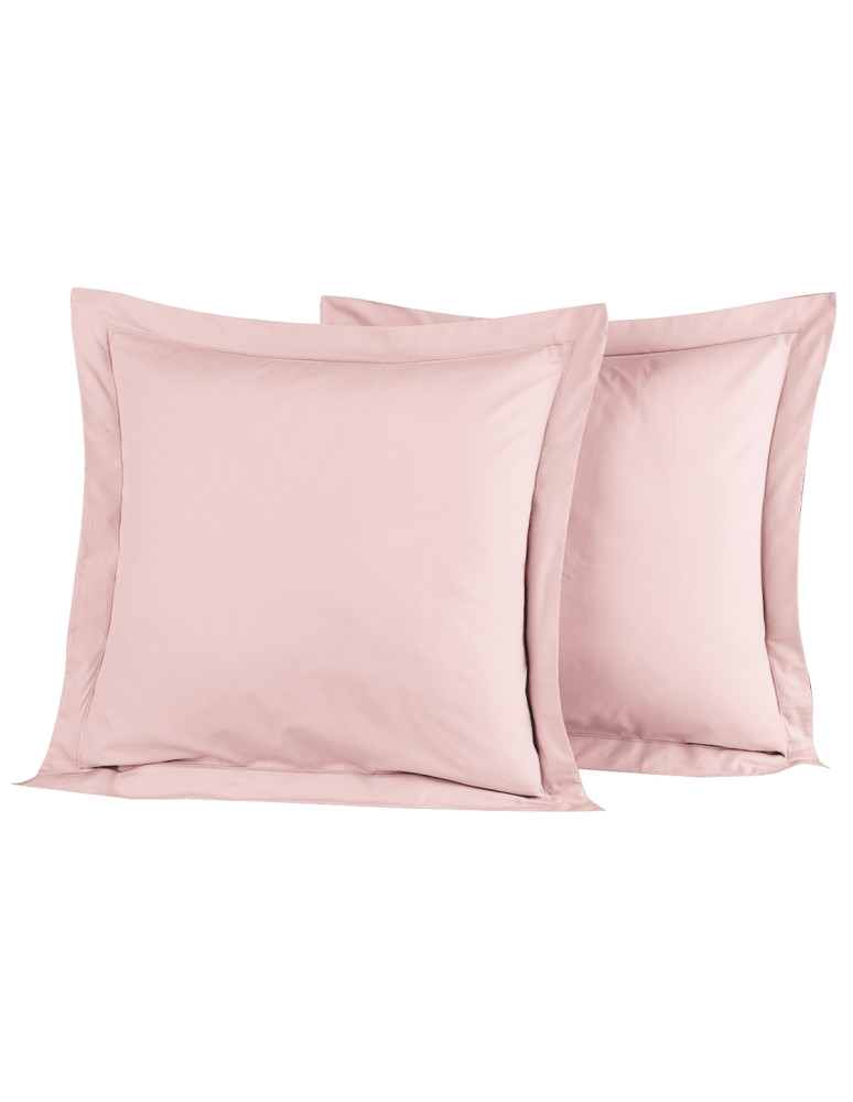 Lot de 2 taies d'oreiller en percale...