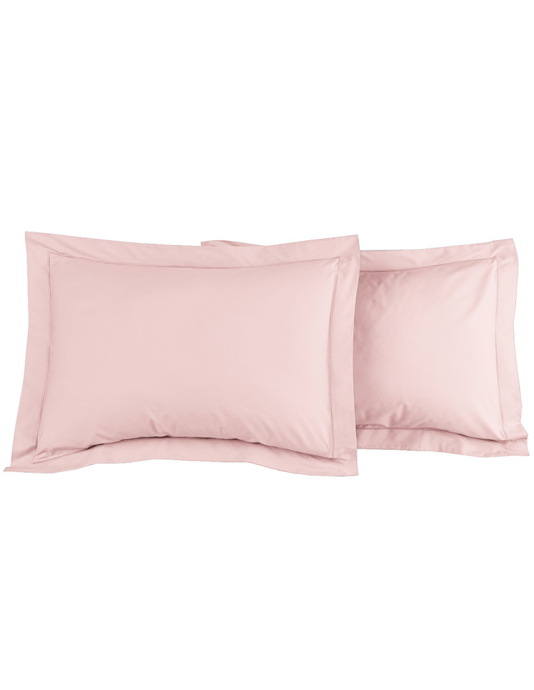 Lot de 2 taies d'oreiller en percale...