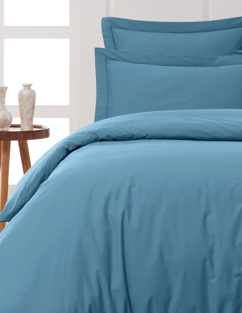 Lot de 2 taies d'oreiller en percale...