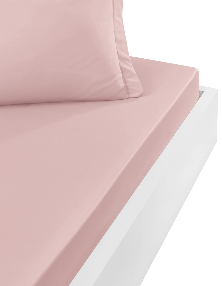 Drap housse en percale de coton...