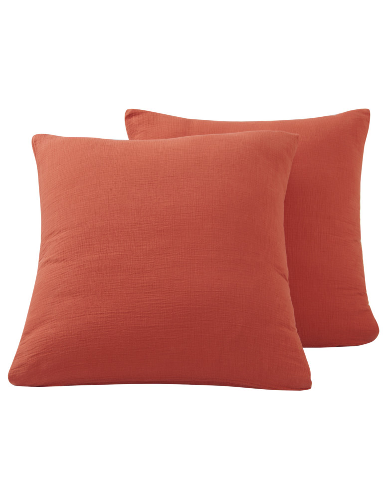 Parure housse de couette gaze de...