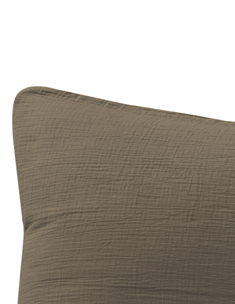 Lot de 2 taies d'oreiller en gaze de...