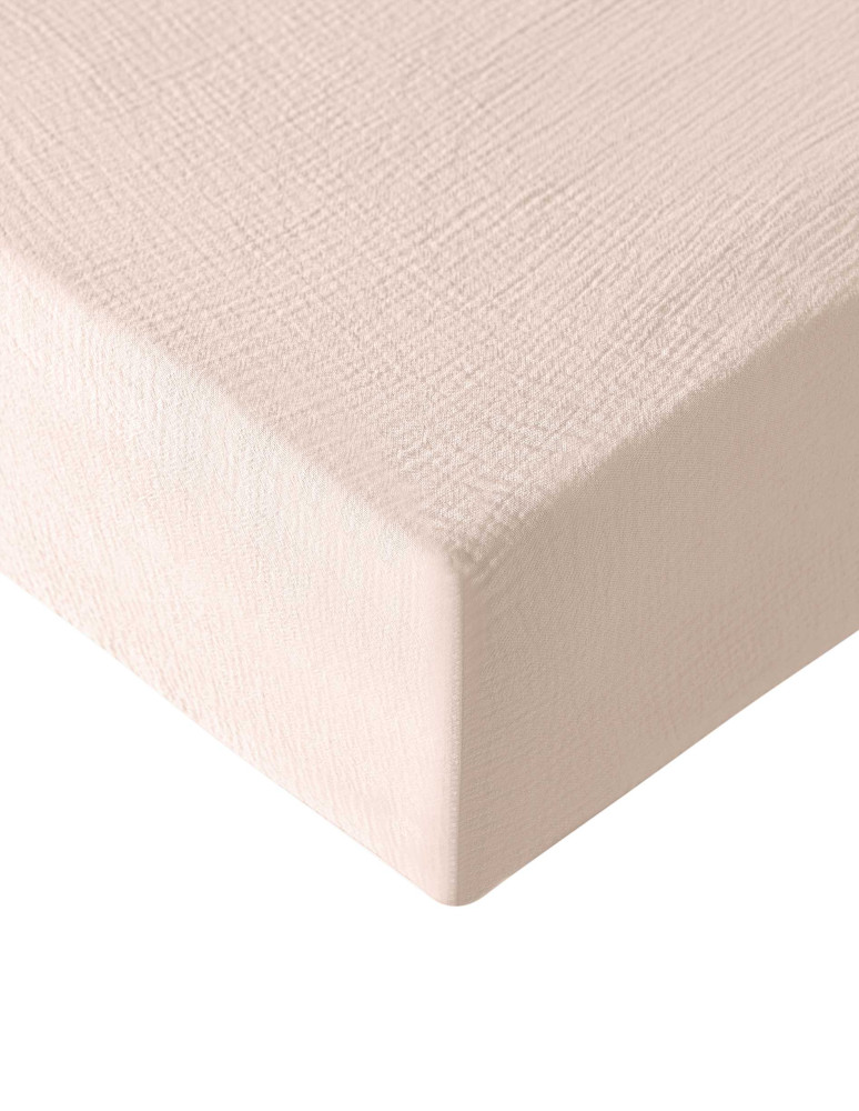 Drap housse en gaze de coton bonnet...