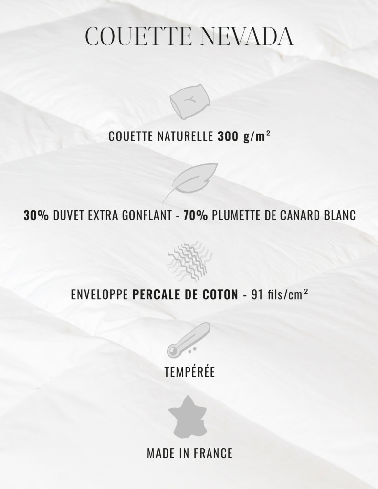Couette naturelle - Tempérée - 30%...