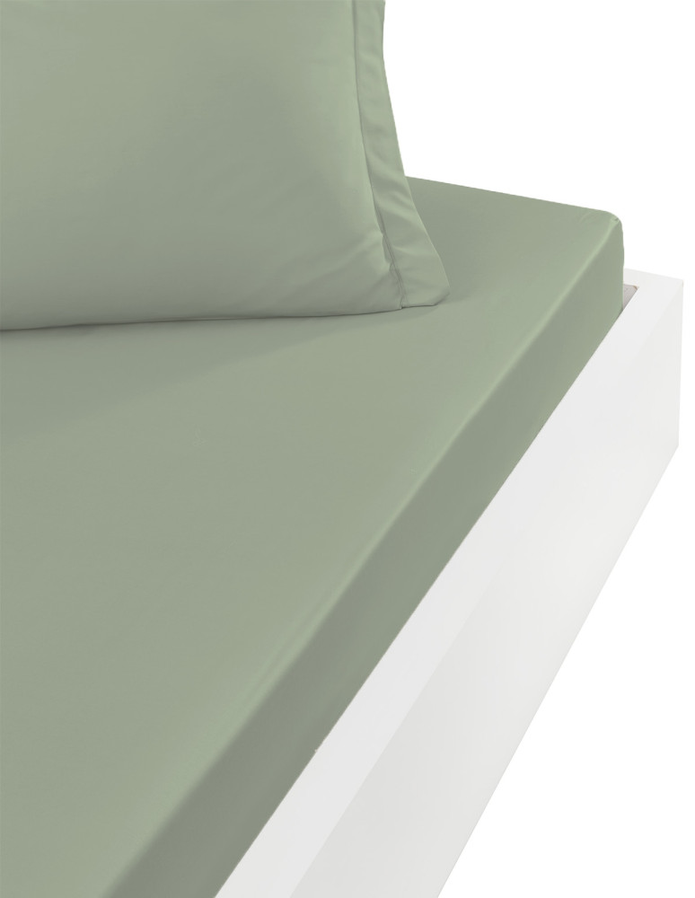 Drap housse en percale de coton pour...