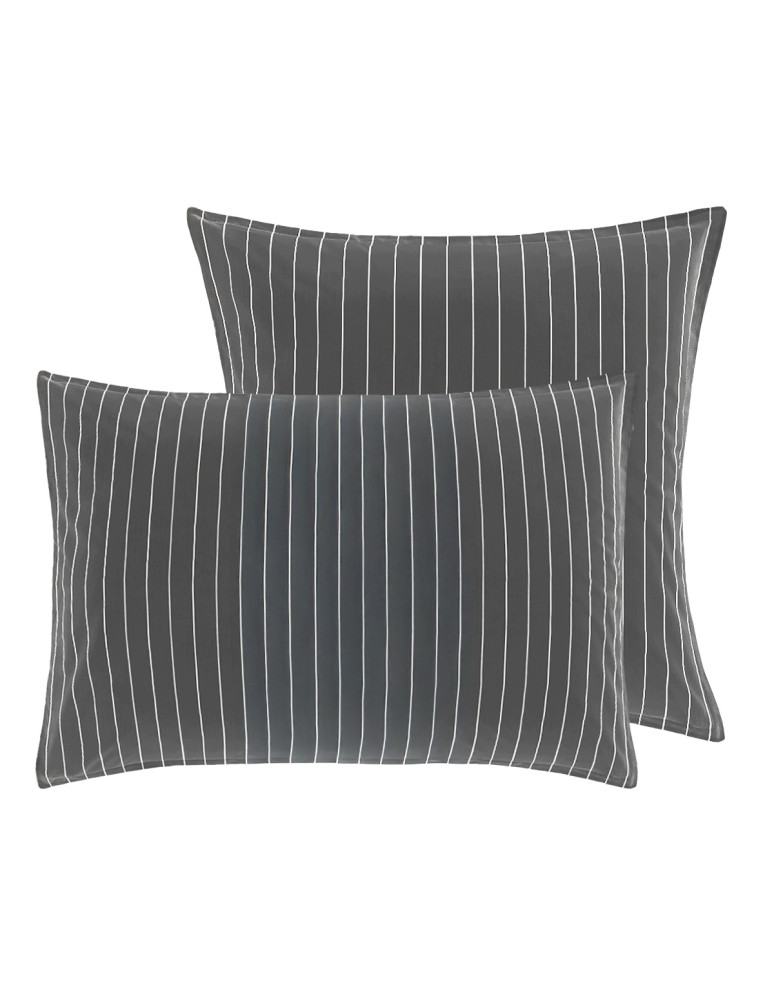 Lot de 2 taies d'oreillers en percale...