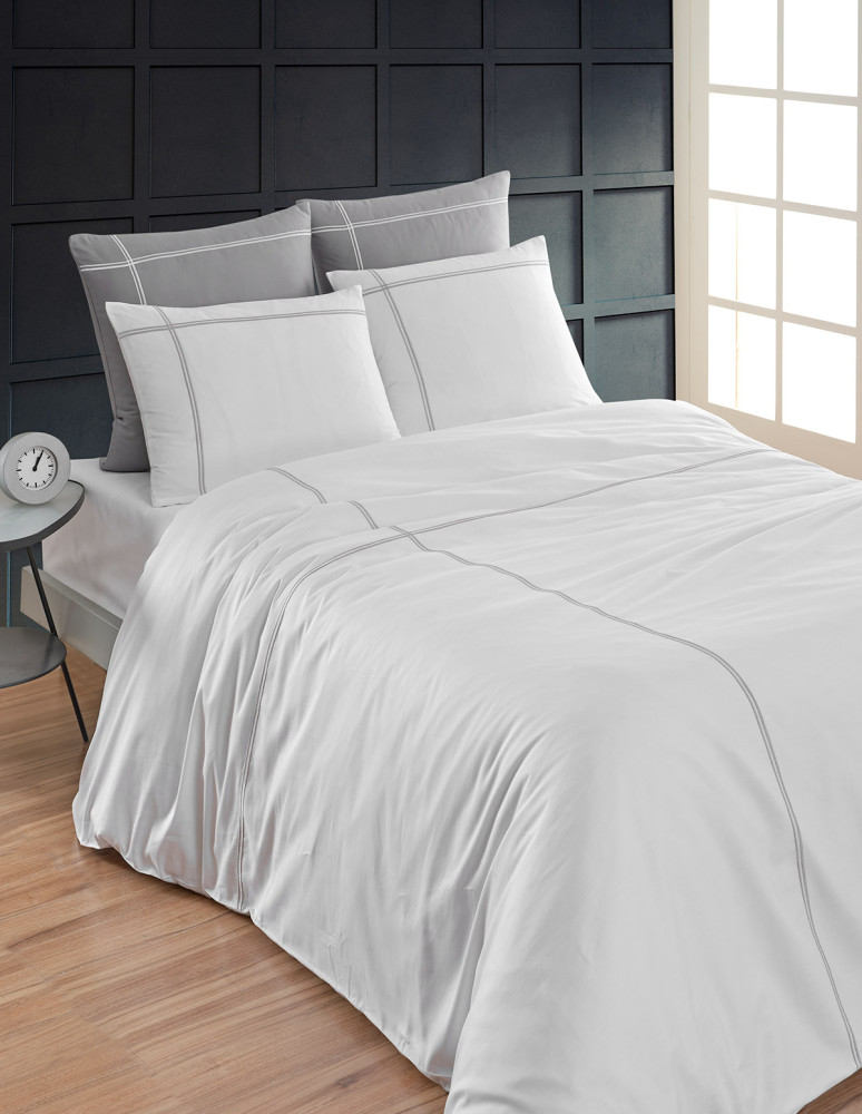 Lot de 2 taies d'oreiller satin de...