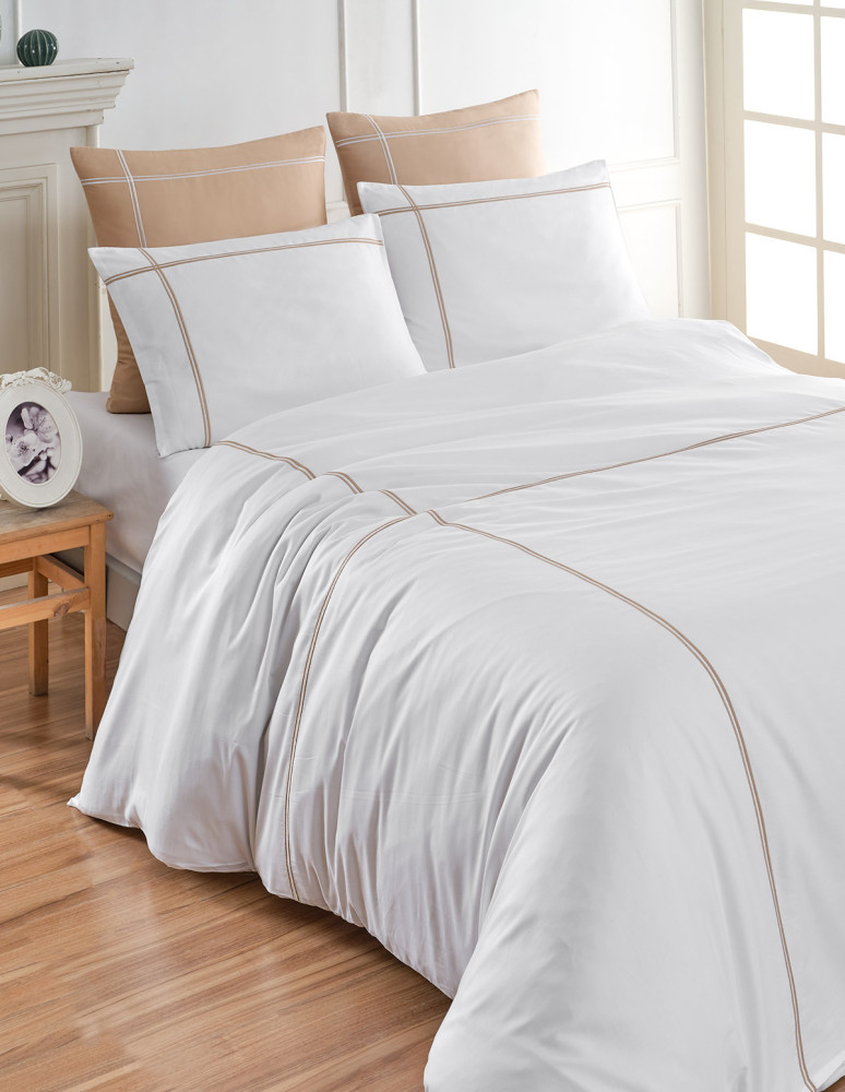 Parure housse de couette satin + 2...