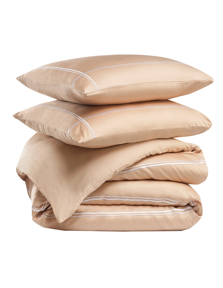 Parure housse de couette satin + 2...