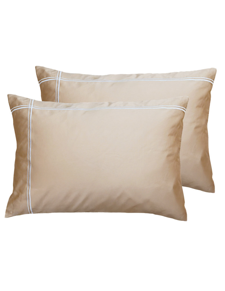 Parure housse de couette satin + 2...