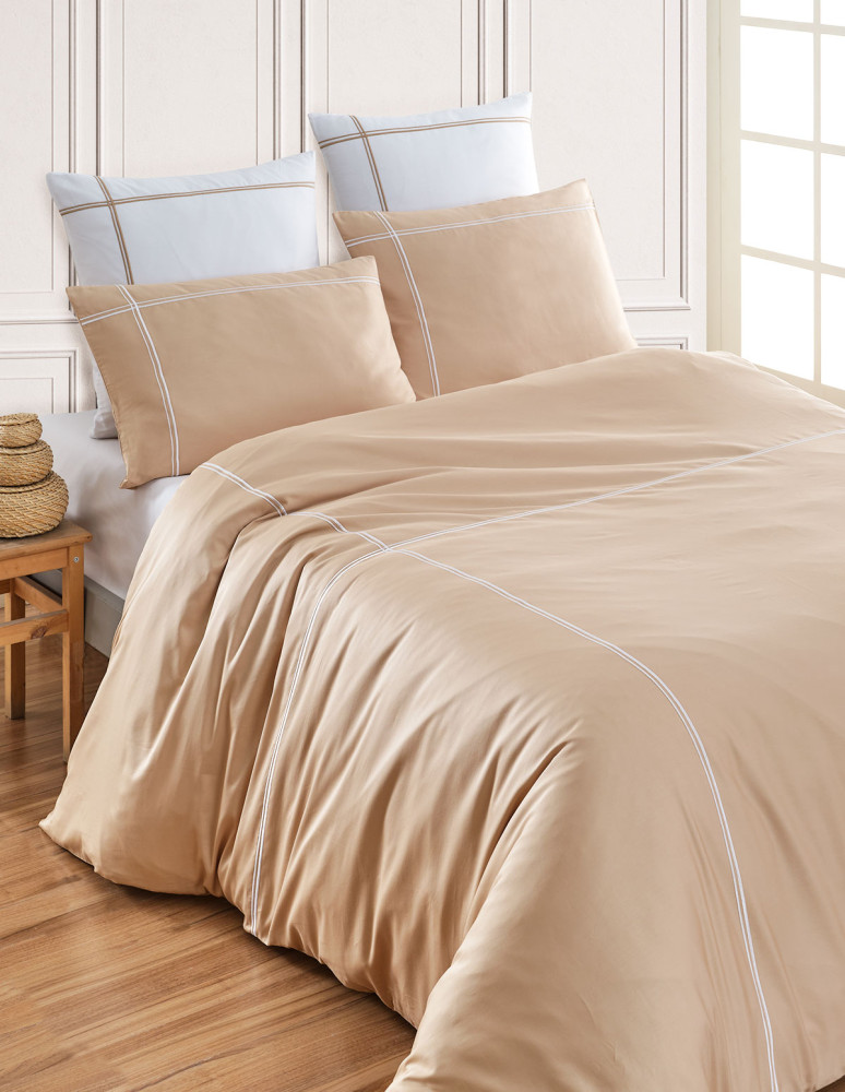 Parure housse de couette satin + 2...