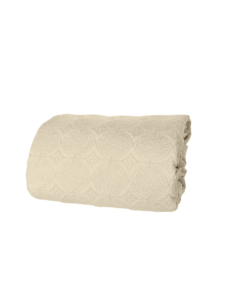 Couvre lit en percale de coton...