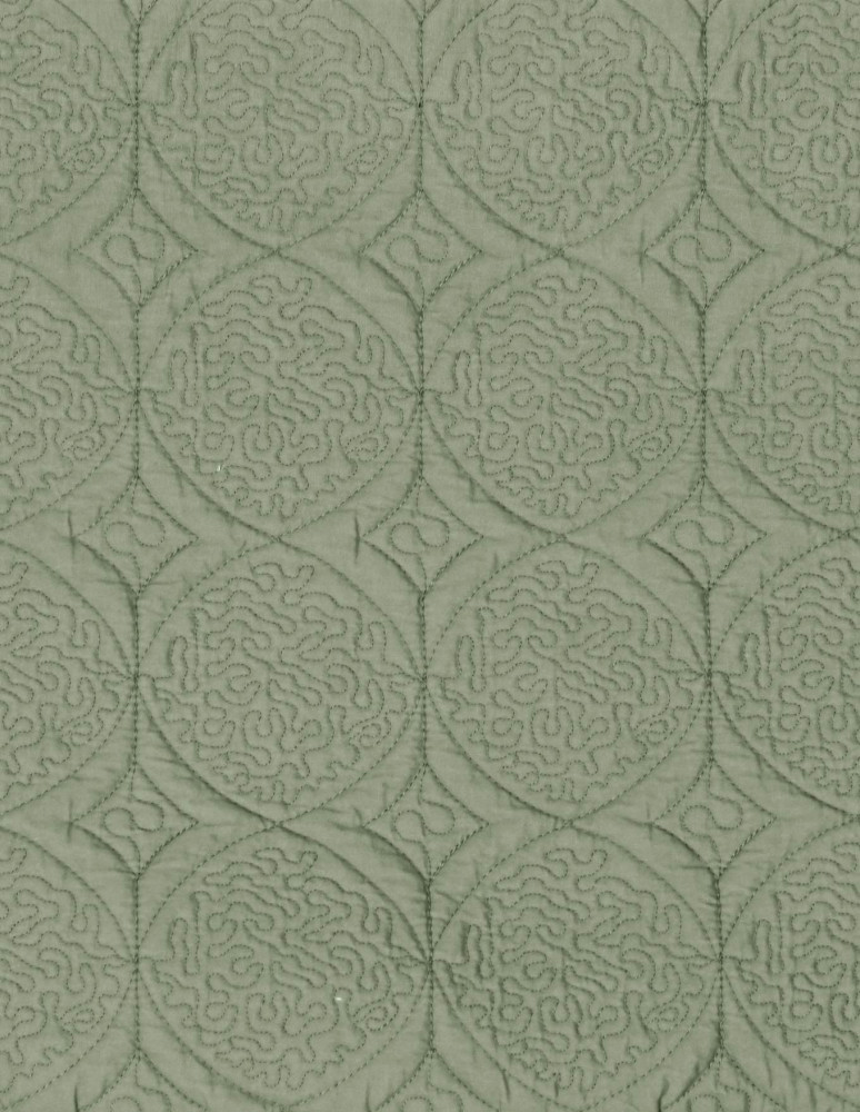 Chemin de lit en percale de coton...