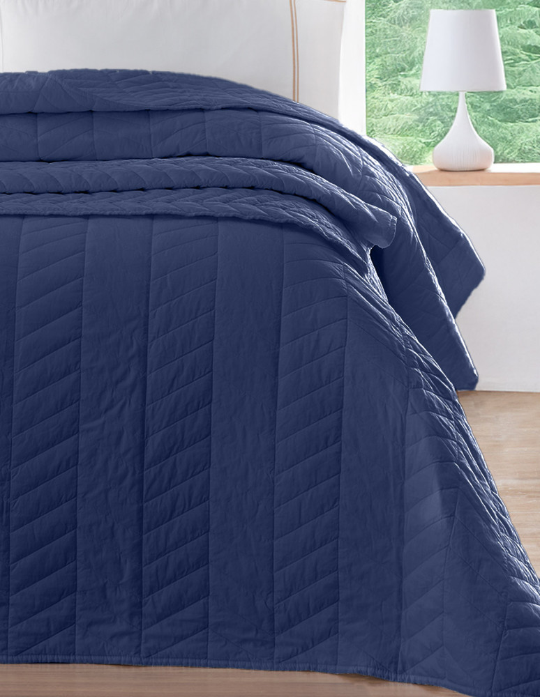 Couvre lit en percale de coton...