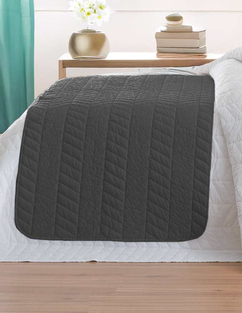 Chemin de lit en percale de coton...