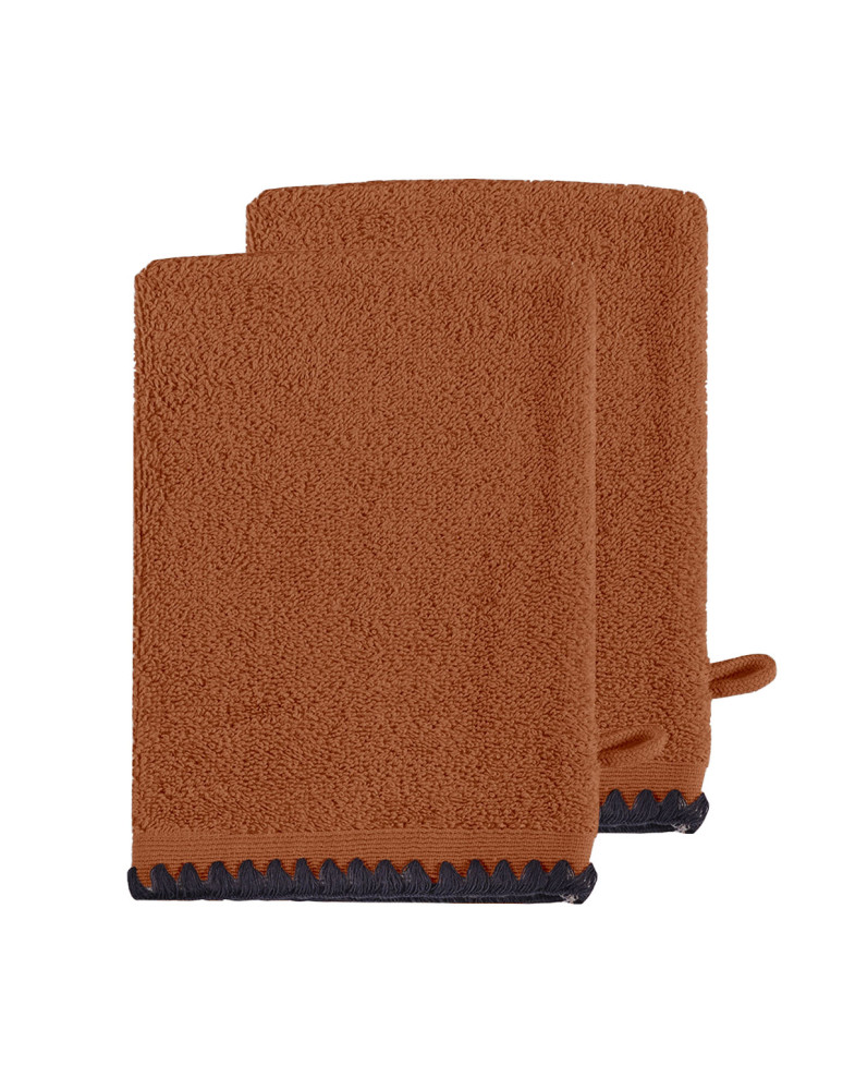 Lot de 2 gants de toilette point...