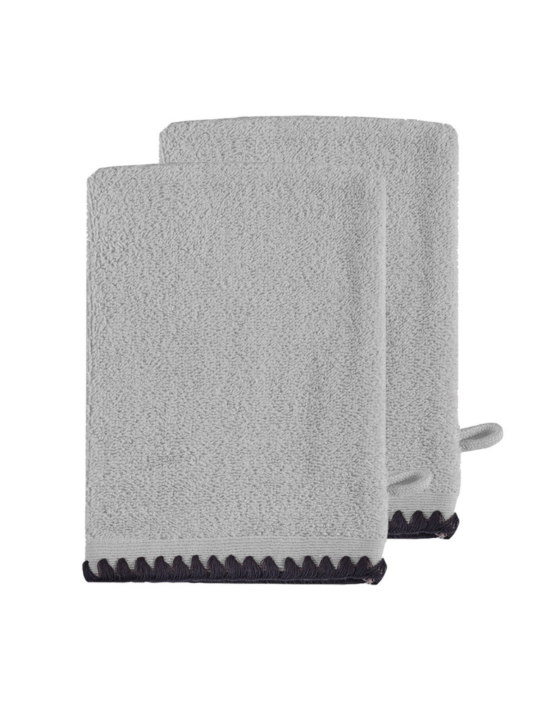 Lot de 2 gants de toilette point...
