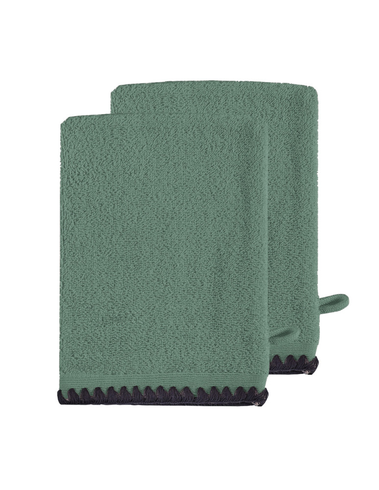 Lot de 2 gants de toilette point...