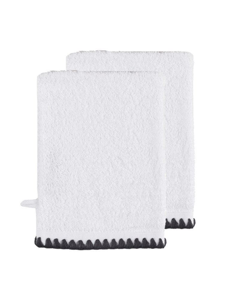 Lot de 2 gants de toilette point...