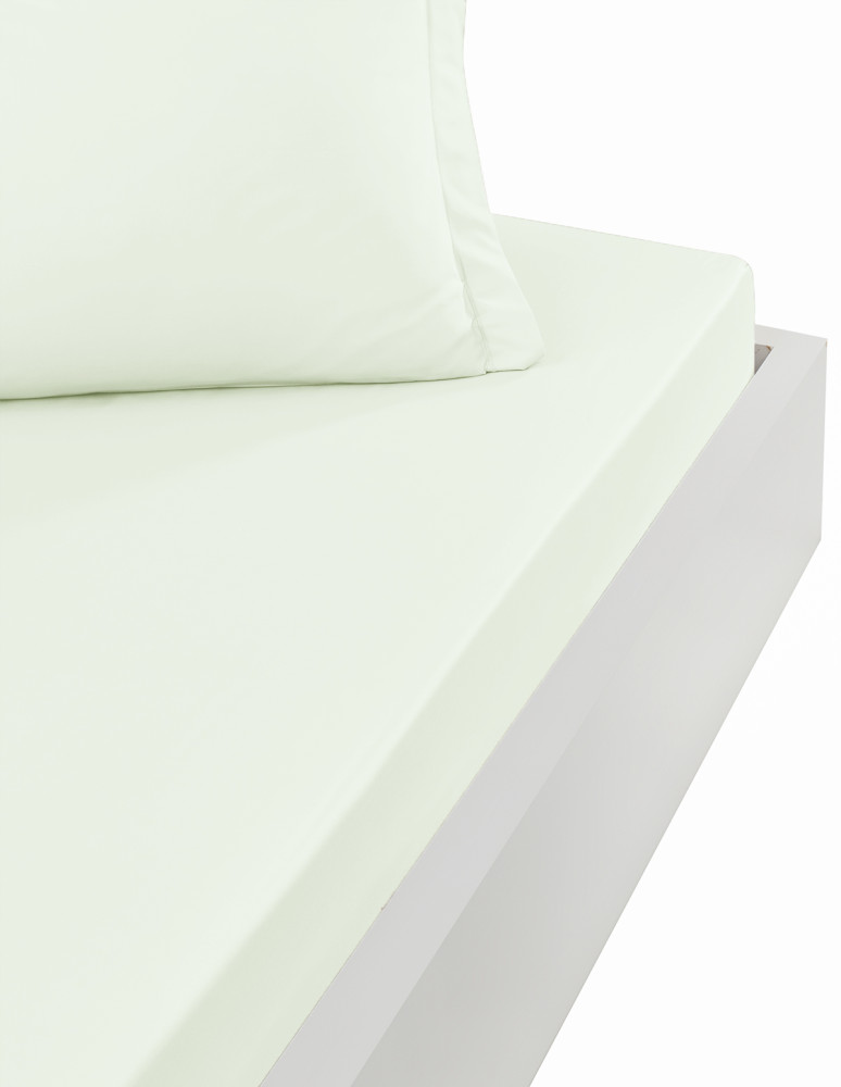 Drap housse satin coton/tencel 200...