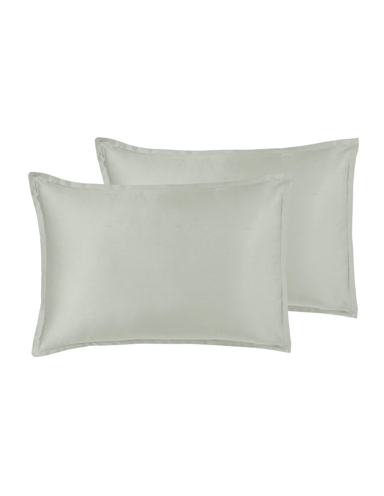 Lot de 2 taies d'oreiller en satin de...