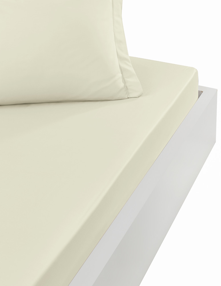 Drap housse satin coton/tencel 200...