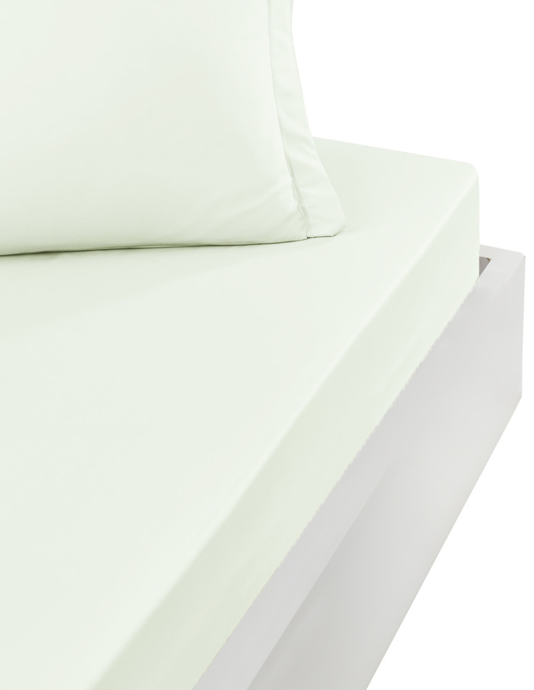 Drap housse satin coton/tencel 200...