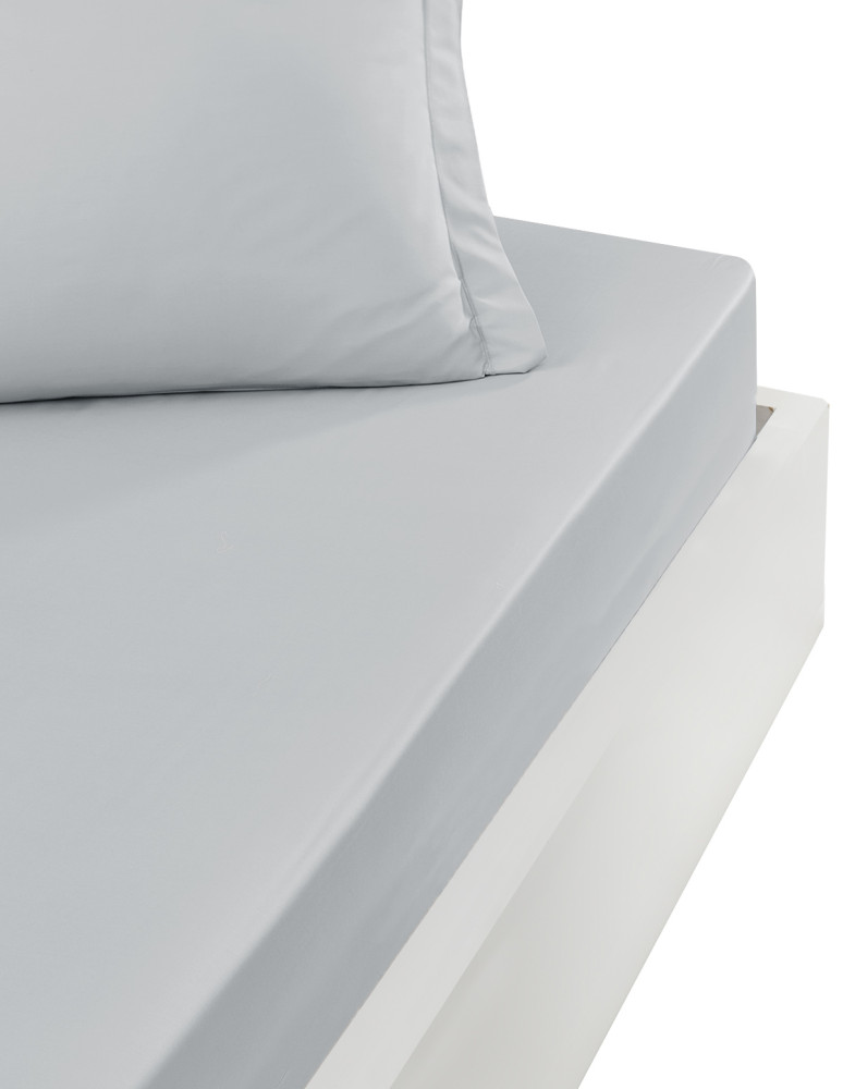 Drap housse satin coton/tencel 200...
