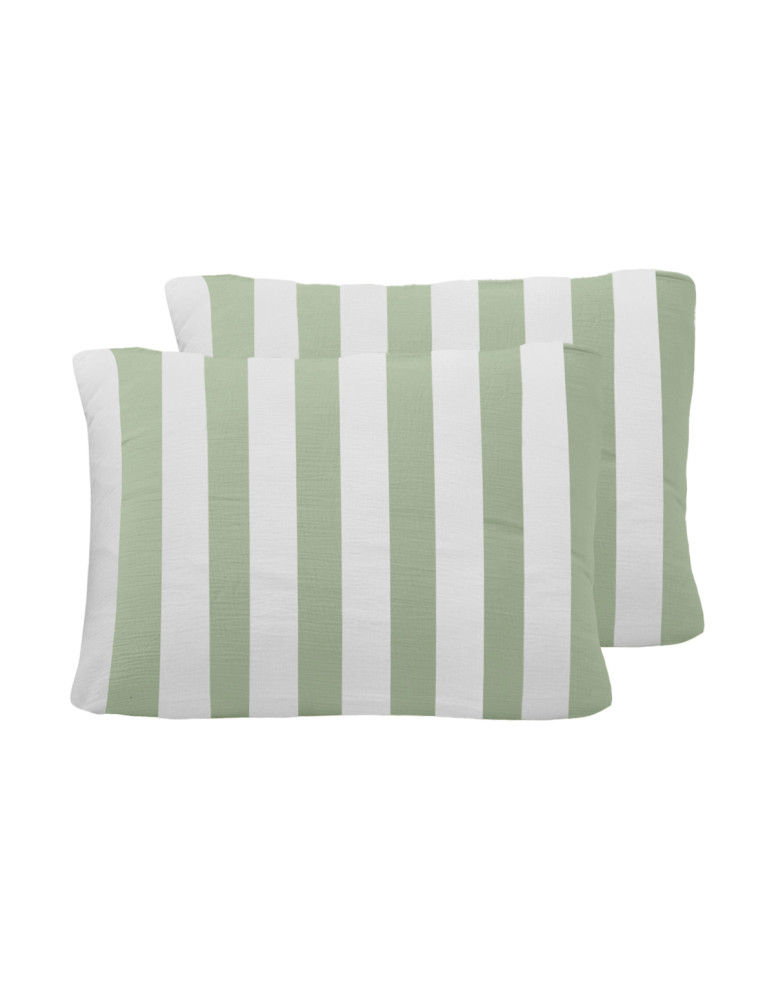 Parure housse de couette gaze de...