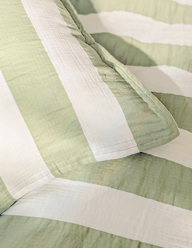 Parure housse de couette gaze de...