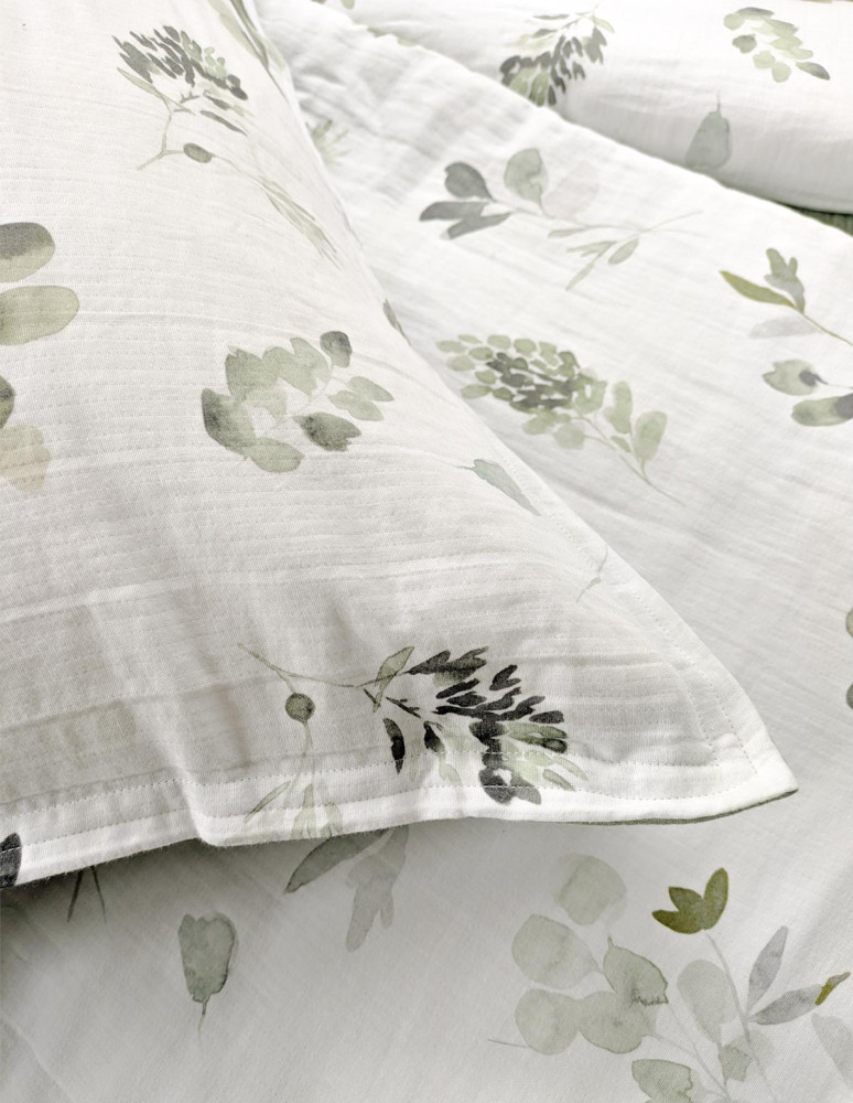 Parure housse de couette gaze de...