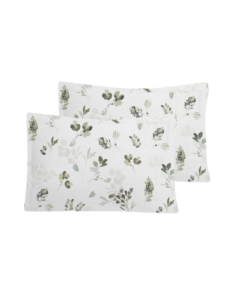 Parure housse de couette gaze de...