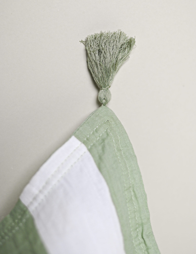 Lot de 2 housses de coussin gaze de...