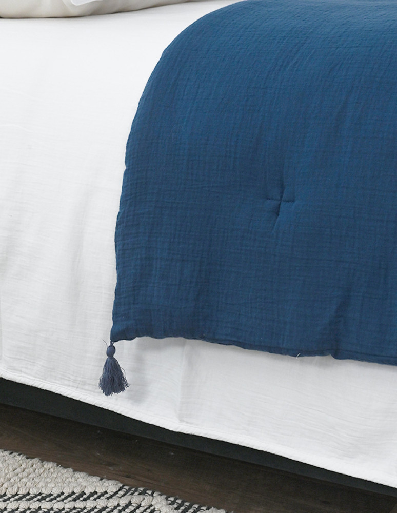 Chemin de lit gaze de coton LOFT