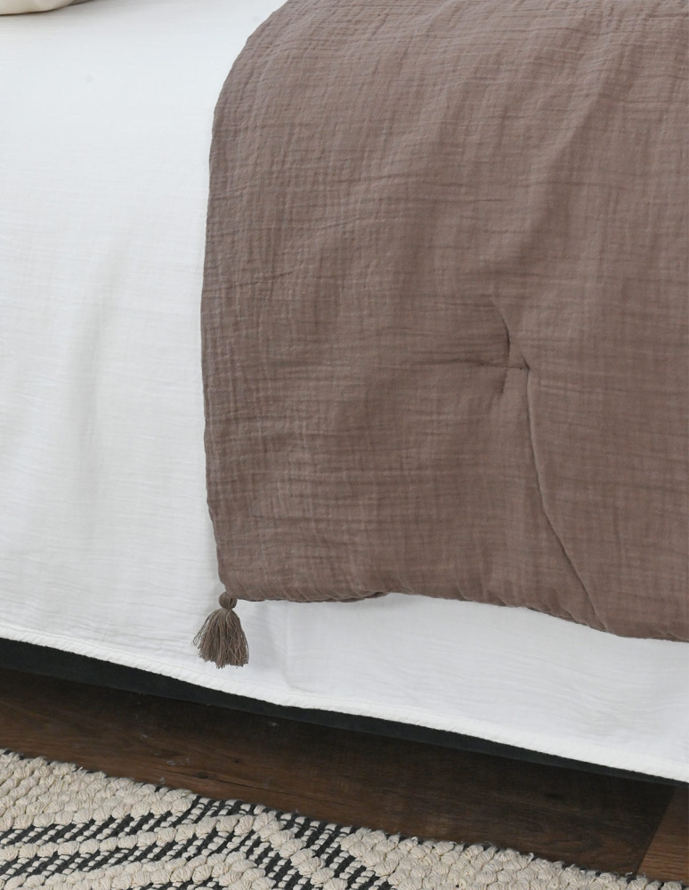 Chemin de lit gaze de coton LOFT