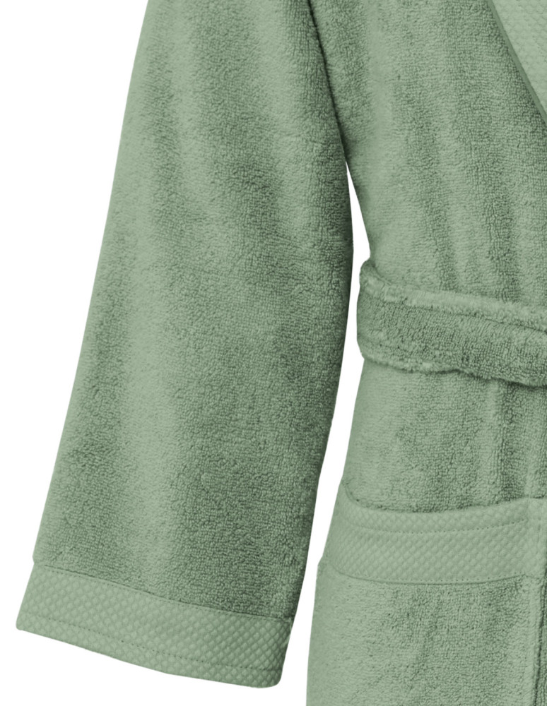 Peignoir de bain moelleux mixte col...