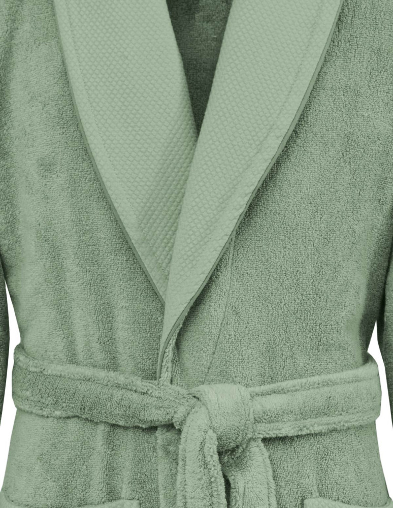 Peignoir de bain moelleux mixte col...