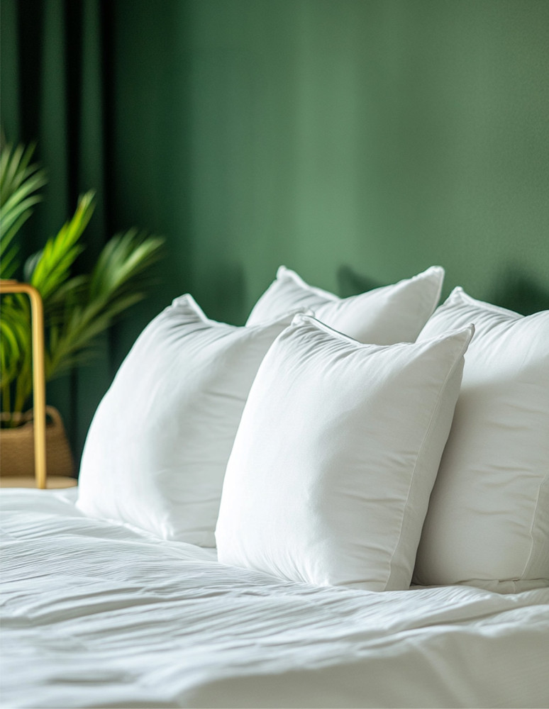 Oreiller naturel moelleux 50% duvet...