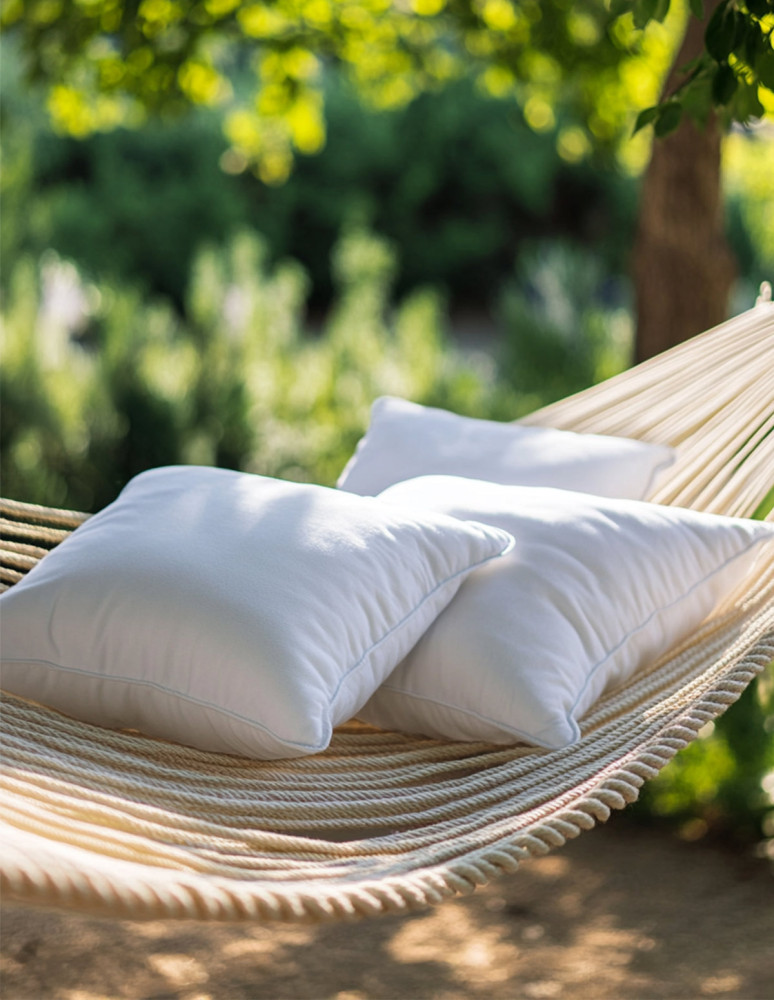 Oreiller naturel mi-ferme 30% duvet...