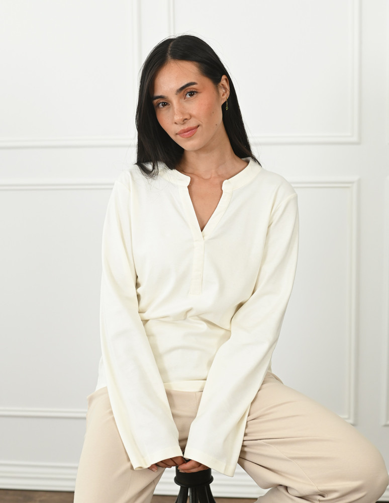 Pyjama femme t-shirt manches longues...