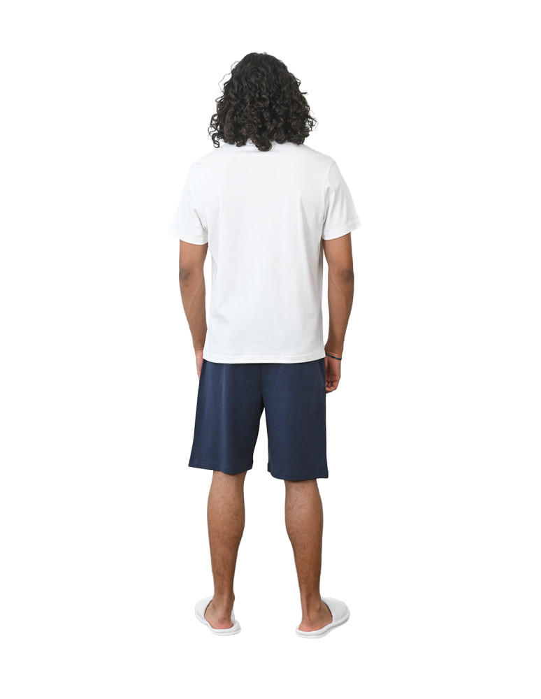 Pyjama homme t-shirt + short en...
