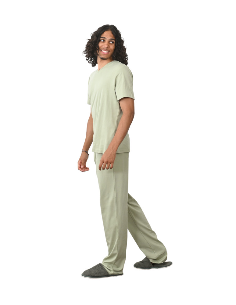 Pyjama homme t-shirt + pantalon en...