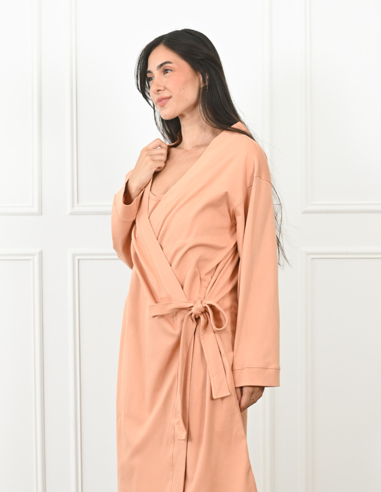 Robe de chambre femme en jersey SAVANNAH