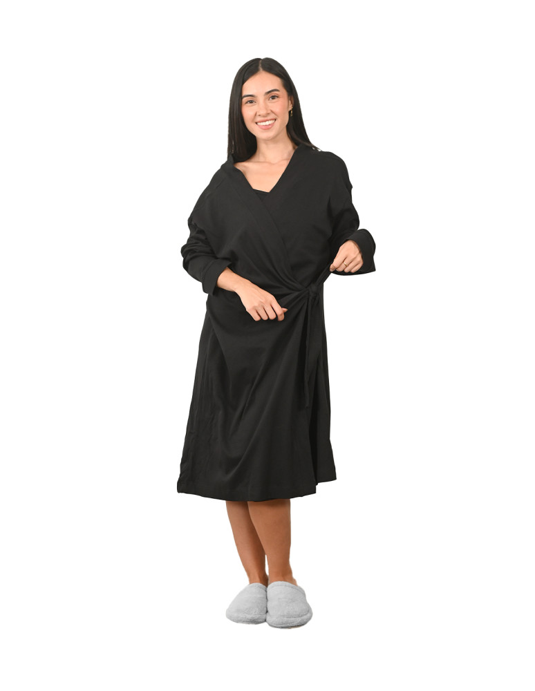 Robe de chambre femme en jersey SAVANNAH