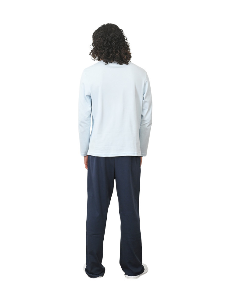 Pyjama homme t-shirt manches longues...