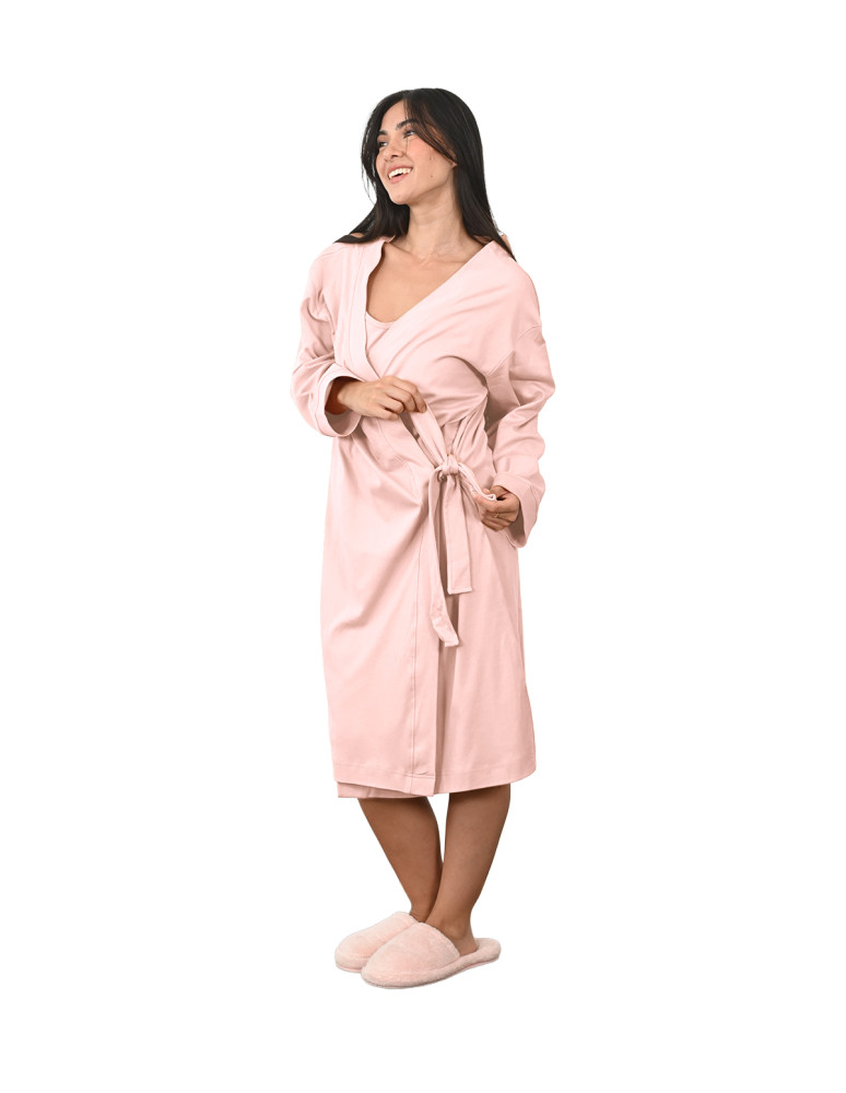 Robe de chambre femme en jersey SAVANNAH