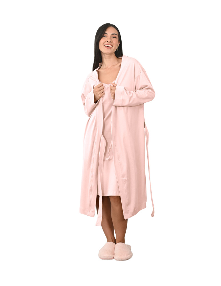Robe de chambre femme en jersey SAVANNAH